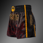 Шорти - Venum Quetzal Fury Muay Thai shorts - Black/Fury Red/ Tangerine​